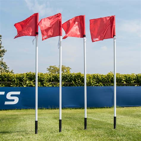 Spring Loaded Rugby Corner Flags Net World Sports