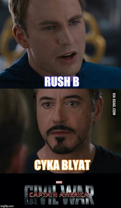 No Idea What Cyka Blyat Means But This Made Me Laugh 9gag