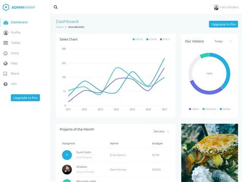 Best Free Admin Dashboard Templates Ventasoftware