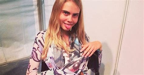 Cara Delevingne In Raunchy Spanx And Shows Us Almost Everything
