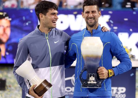 novak djokovic s 24th grand slam title at the us open could be in danger as carlos alcaraz