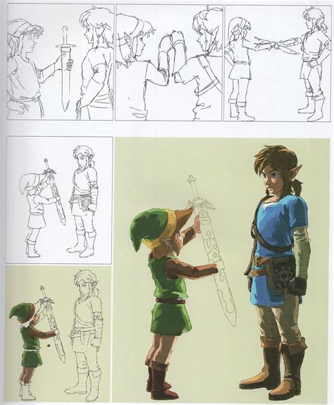 Concept Art For Breath Of The Wild Zelda