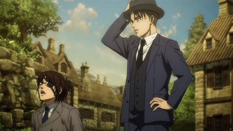 Levi Ackerman In A Suit In Attack On Titan Season 4 Episode 28 Dubbed