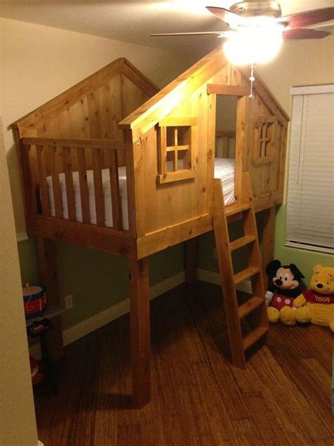 Our tree house loft was designed to have the bed fit inside the classic house frame, surrounded by plenty of open windows and be ladder accessible. Solid hand built kids tree fort bed on Etsy, $1,600.00 ...