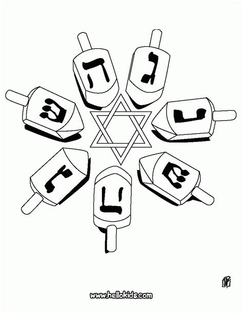 Coloring Pages For Hanukkah Coloring Home