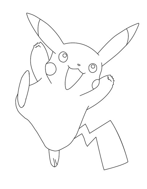 Baby Pikachu Coloring Page Anime Coloring Pages