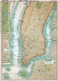 Large detailed old map of Manhattan | New York | USA (United States of ...