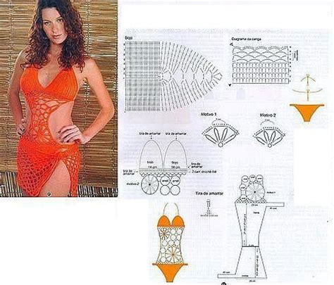 Solo esquemas y diseños de crochet TRAJE DE BAÑO 2 Diagrams Beach