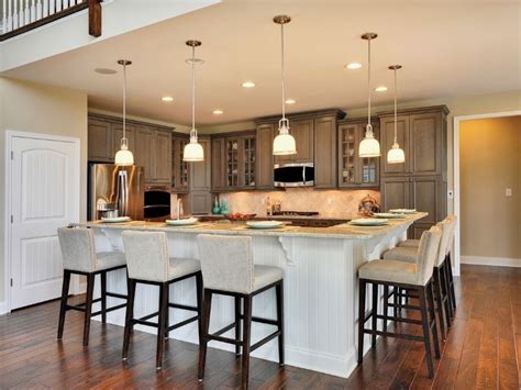 Different Shaped Kitchen Island Designs With Seating Things In The