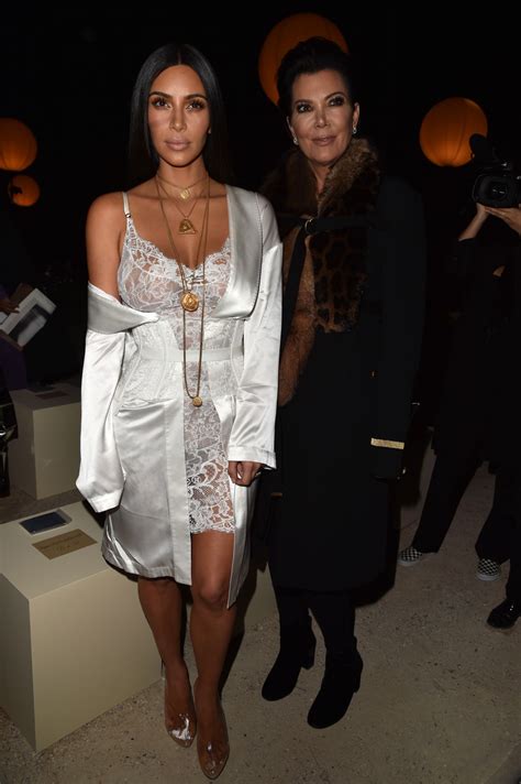 Kim Kardashian At Givenchy Fashion Show At Paris Fashion