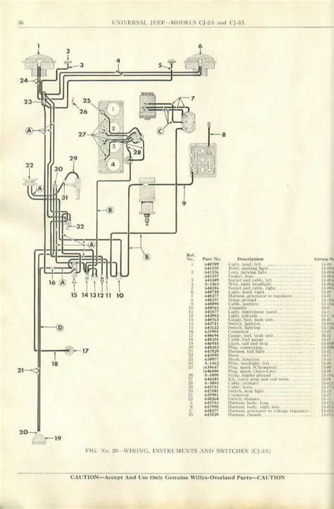 6 Volt To 12 Volt Conversion Wiring Diagram Jeep Cj3a Wiring Diagram