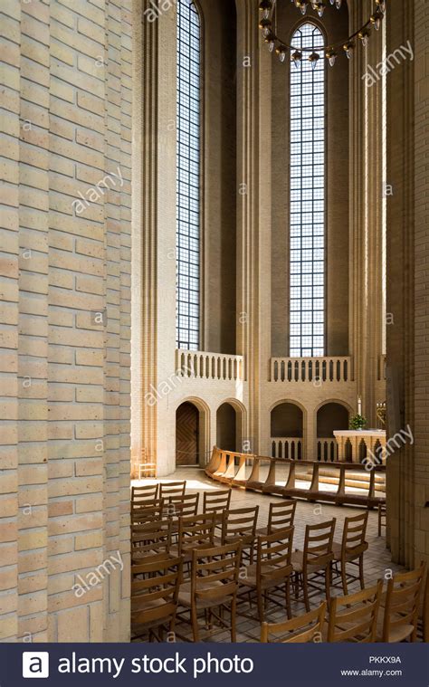 Copenhagen Denmark Grundtvigs Church Interior View Of The Apse