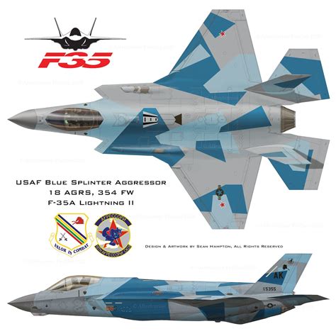 Here Are Some Of The Paint Schemes That Future F 35 Aggressors Could
