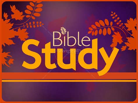 Bible Study Powerpoint Clover Media