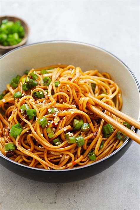 Spicy Sichuan Noodles Cold Noodles In A Spicy Savory And Numbing