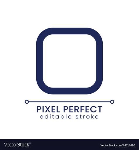 Full Screen Mode Pixel Perfect Linear Ui Icon Vector Image