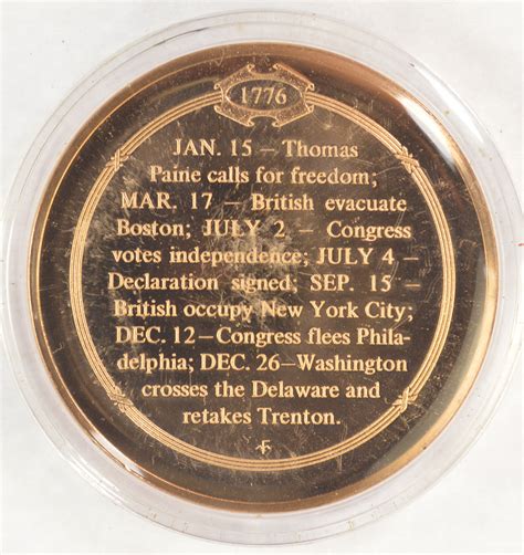 July 4 1776 Signing Of The Declaration Of Independence Bronze