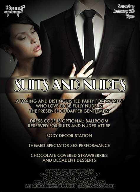 Oasis Aqualounge On Twitter Savethedate For Suitsandnudes A
