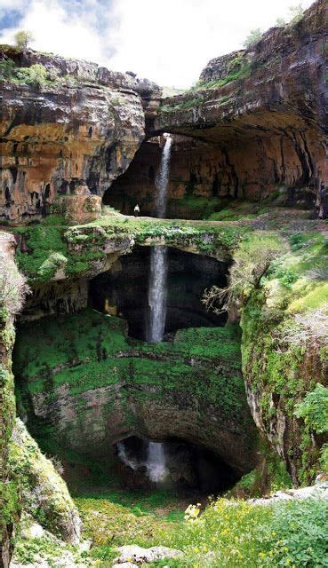 Baatara Gorge Waterfall Lebanon Stunning Places Places To Travel
