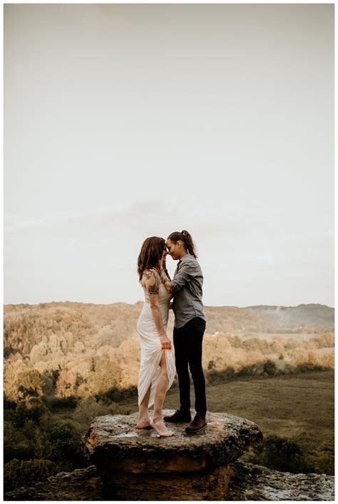 Kissing On Cliffs And Waterfall Frolics In This Epic Engagement Shoot Love Inc Mag