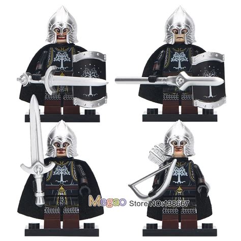 10 Lots Of Medieval Knight Legoing Lord Of The Rings Action Figure