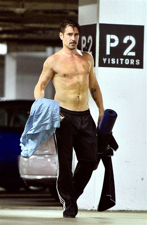 Colin Farrell Leaving A Workout Class In West Hollywood