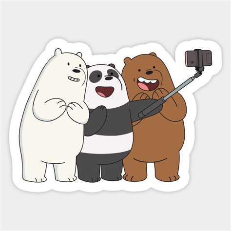 #webarebearsmovie viber stickers are now available in the philippines and vietnam and they're perfect for any movie night with friends, family and fur. We Bare Bears - We Bare Bears - Sticker | TeePublic ...
