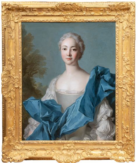 18th C French Portrait Of A Noble Lady By Workshop Of Jean Marc