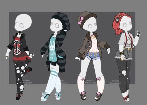 Fashion Drawing Anime Clothes Anime Outfits Fashion Design Drawings