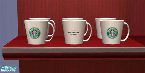The Sims Resource Starbucks Coffee Mugs