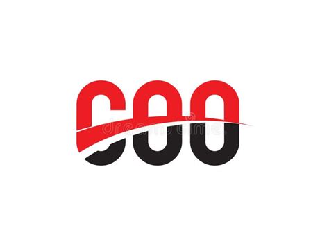 Coo Letter Initial Logo Design Vector Illustration Stock Vector
