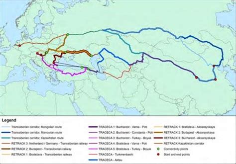 Connections Of Europe And China Through The Railway Lines Source 3