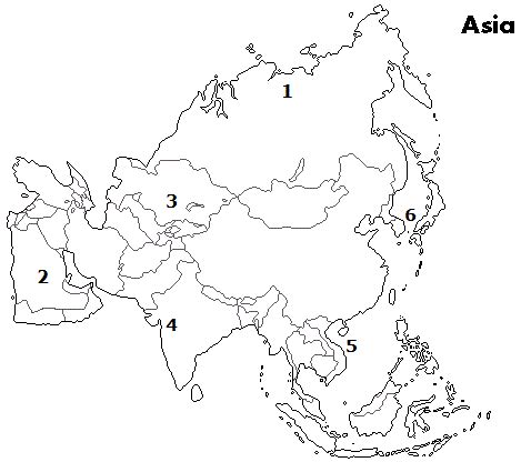 Continente Asiatico Para Colorir Imagui
