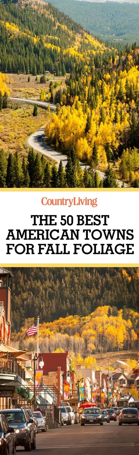 These Small Towns Have The Best Fall Foliage For Leaf Peeping Fall