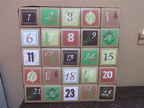 Printable Advent Calendar Numbers Christmas By Mnjdesigns On Etsy