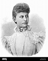 La princesa Adelaida Victoria de Hohenlohe-Langenburg Feodora, 1839 a ...