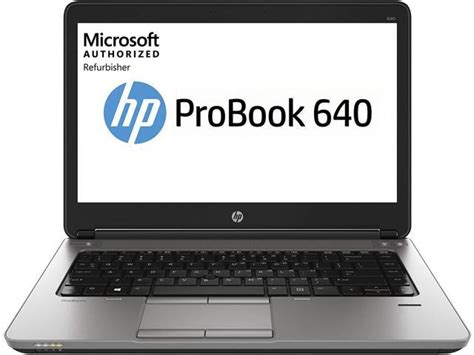 Refurbished Hp Probook 640 G1 14 Laptop Intel Core I5 8gb Ram