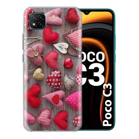 Fashionury Silicone Soft Designer Printed Back Cover For Poco C3 P078 Multi Coloured Amazon