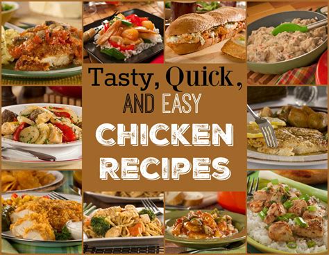 14 Tasty Quick And Easy Chicken Recipes