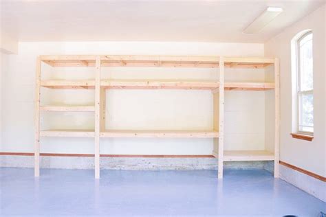 Diy Garage Shelves — Modern Builds In 2020 Diy Storage Shelves Diy