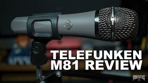 Telefunken M81 Dynamic Mic Review Test Youtube