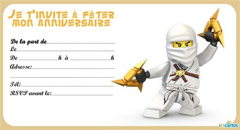 Invitation Anniversaire Garcon 8 Ans