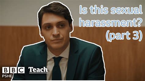 Pshe Gcse Sexual Harassment Part 3 The Bar Bbc Teach Youtube