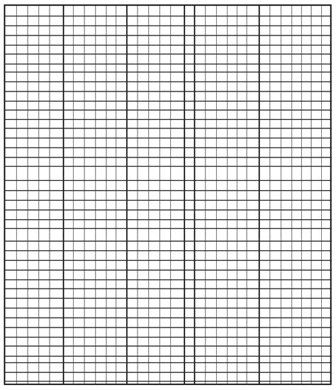 Free Printable Numbered Graph Paper Template Pdf