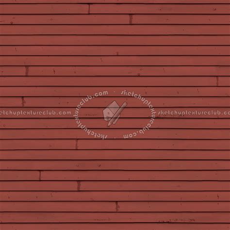 Red Siding Wood Texture Seamless 08907