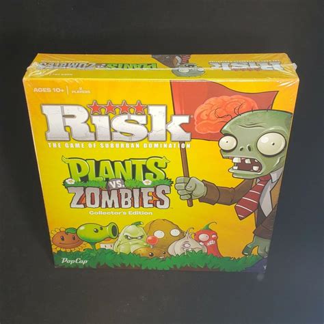 Hasbo Risk Plants Vs Zombies Collectors Edition Factory Sealed Board