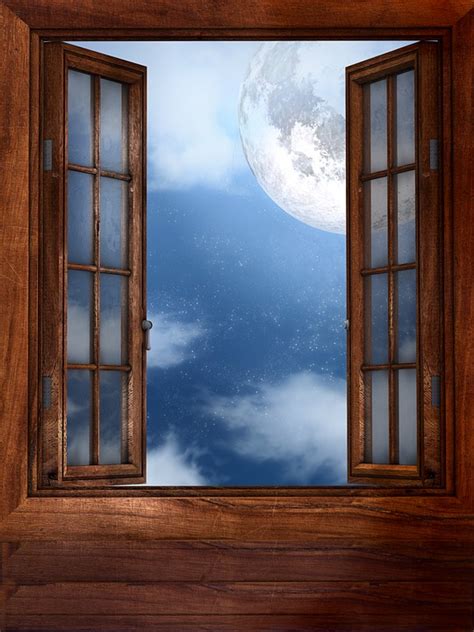 Window Moon Open Free Image On Pixabay