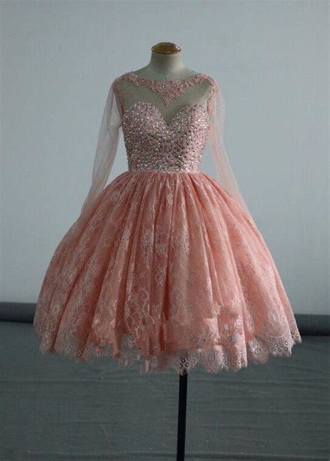 I used to think that a gathered skirt was the easiest skirt to sew. Lace Short Puffy Prom Dresses Party Dress With Crystals ...