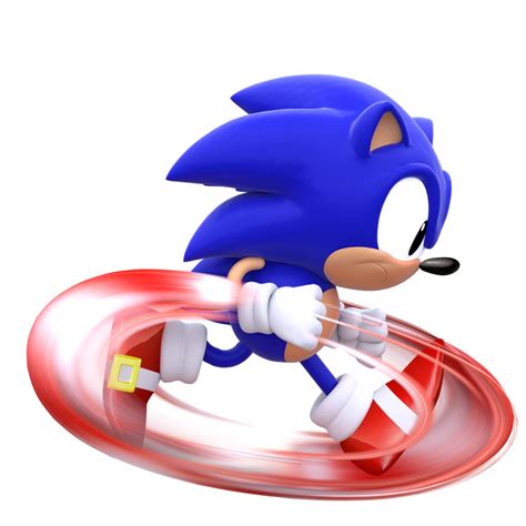 The Sonic Character Is Running On A Track