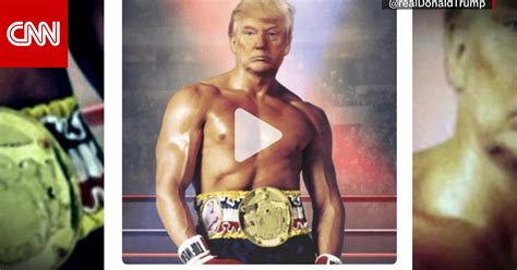 رأس ترامب على جسد روكي عضلات رئيس أمريكا تشعل الإنترنت cnn arabic